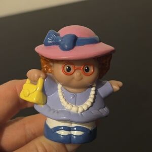 Little People Tea Party Maggie Wearing Dress And Hat